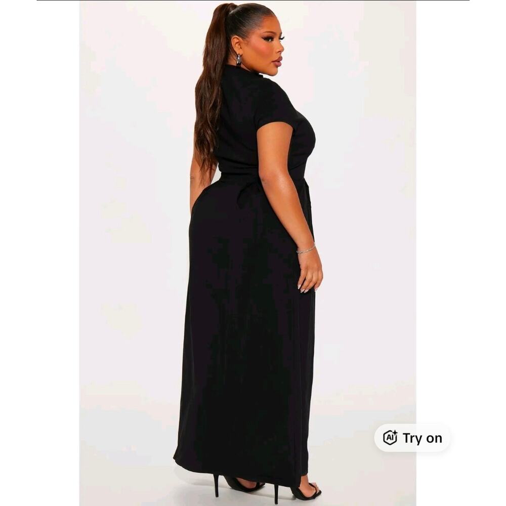 Too Busy To Care Maxi Dress BLACK - Picture 5 of 5